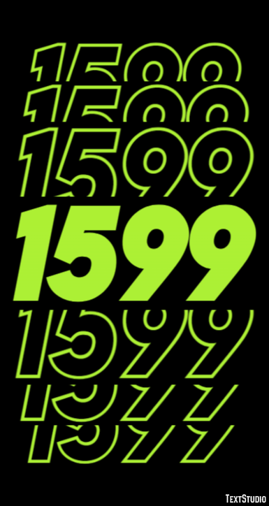 1599 Text Effect