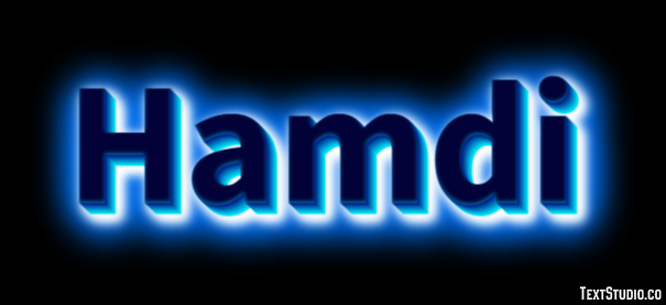 Hamdi Effetto testo