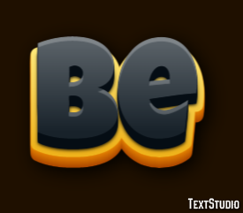 Be Efekt tekstowy