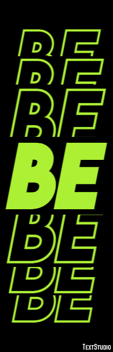 Be Text Effect