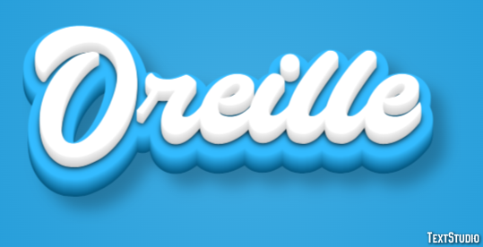Oreille Effet de Texte