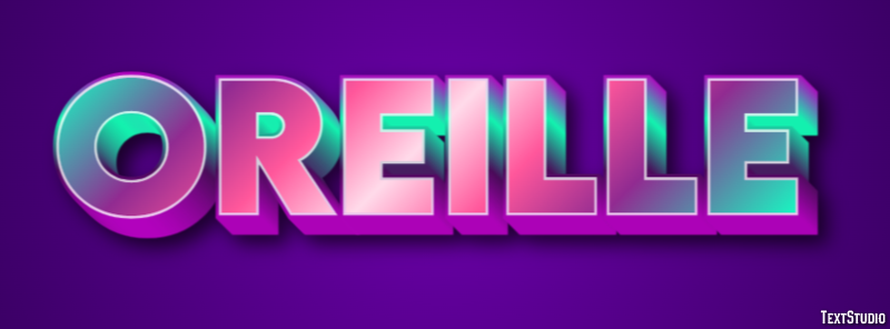 Oreille Effet de Texte