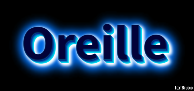 Oreille Effet de Texte