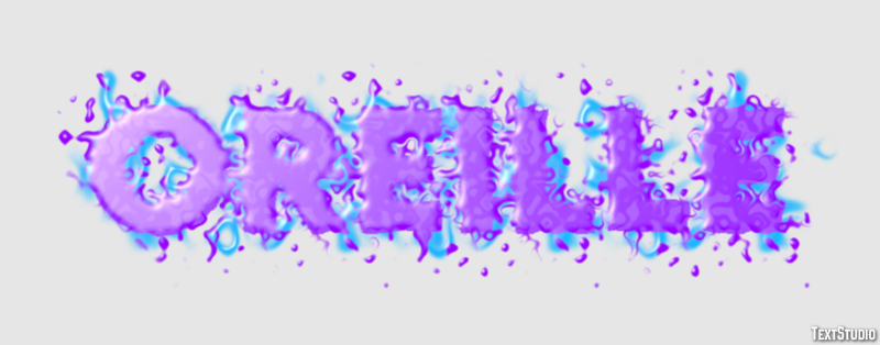 Oreille Effet de texte