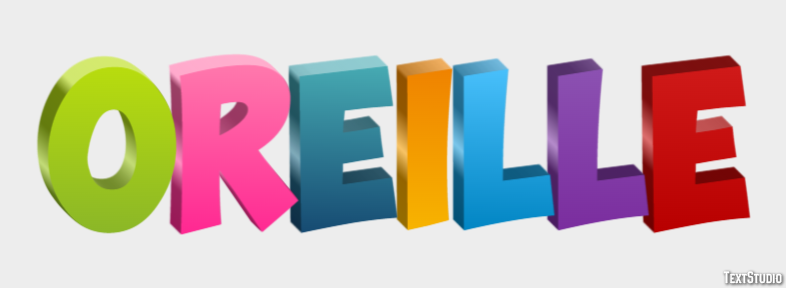 Oreille Effet de texte