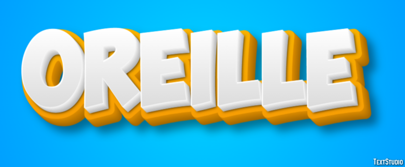 Oreille Effet de Texte
