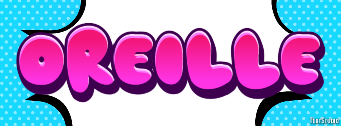 Oreille Effet de Texte