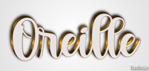 Oreille Effet de Texte