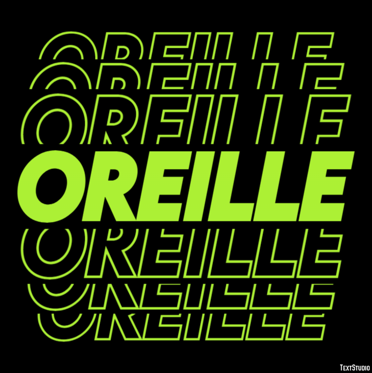 Oreille Effet de texte
