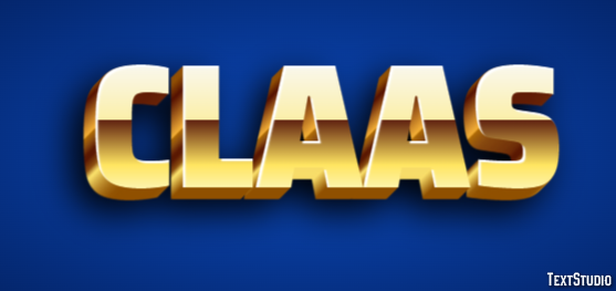 Claas Text effect