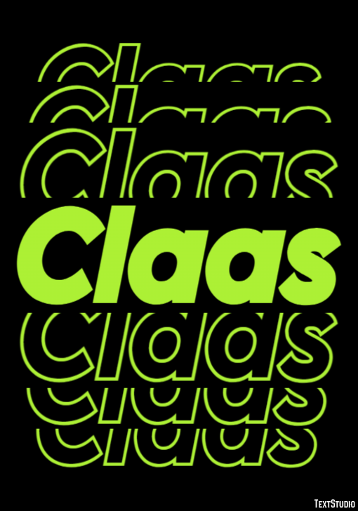 Claas Text Effect