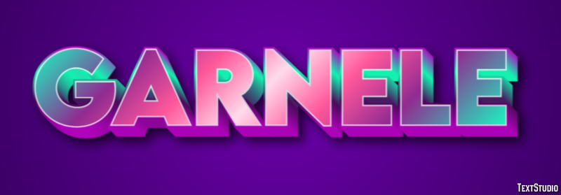 Garnele Texteffekt