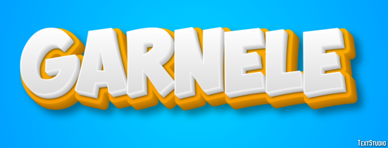 Garnele Texteffekt