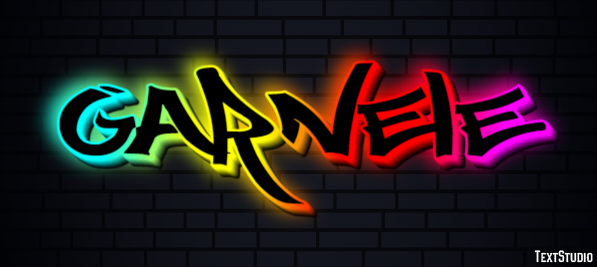 Garnele Texteffekt