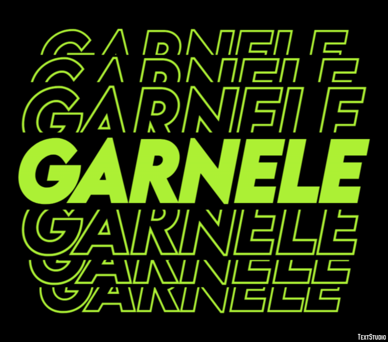 Garnele Текстовый эффект