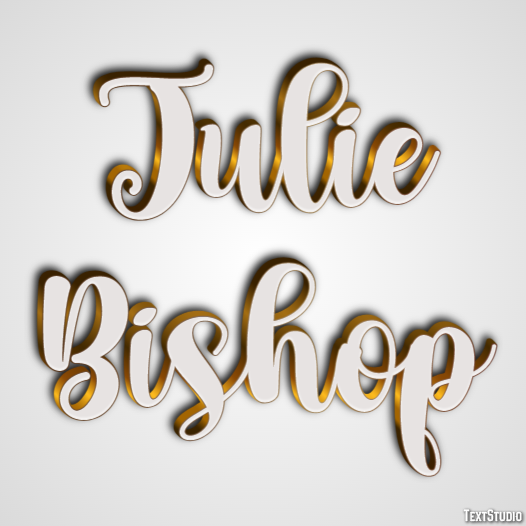 Julie Bishop Efeito de texto