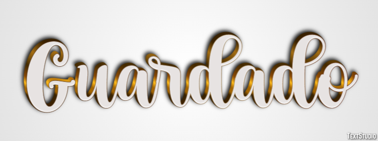 Guardado Efeito de texto