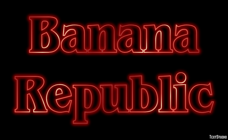 Banana Republic Effetto testo