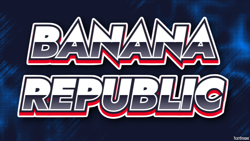 Banana Republic Effetto testo