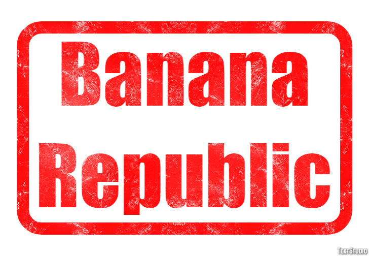 Banana Republic Effetto testo