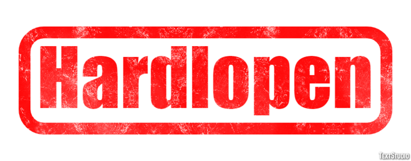 Hardlopen Metin efekti