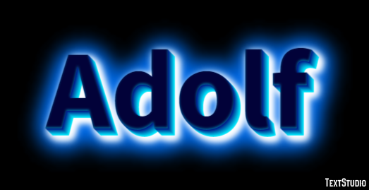 Adolf Эффект текста