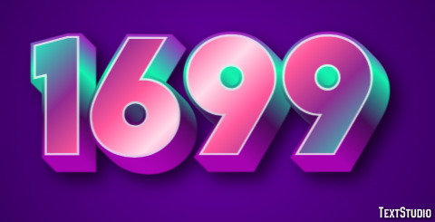 1699 Эффект текста