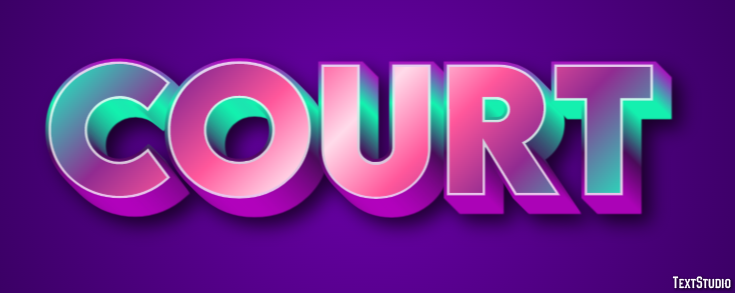 Court Text Effect