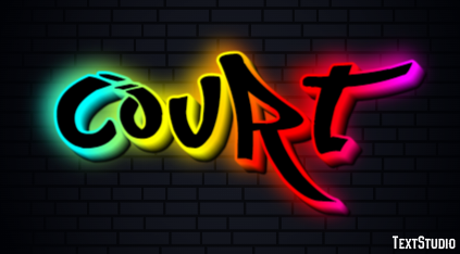 Court Text Effect