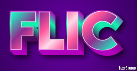 Flic Effet de Texte