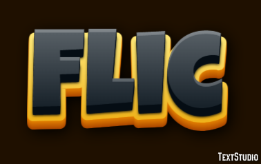 Flic Effet de Texte