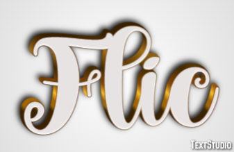 Flic Effet de Texte