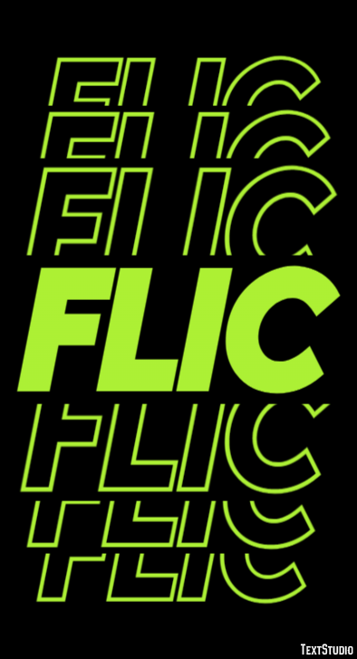 Flic Effet de Texte
