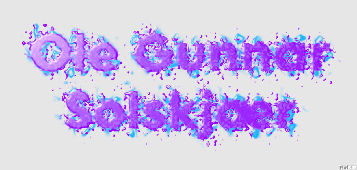 Ole Gunnar Solskjær Text effect