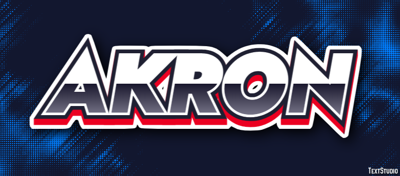Akron Efekt tekstowy