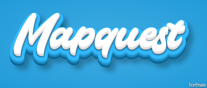 Mapquest Tekst Effect