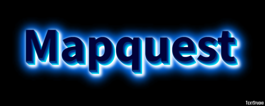 Mapquest Tekst Effect