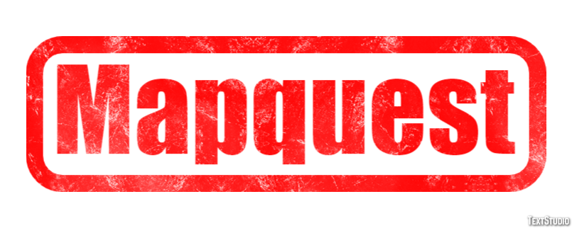 Mapquest Tekst Effect
