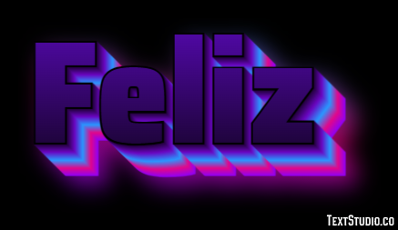 Feliz Tekst Effect