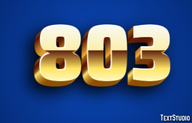 803 Text Effect