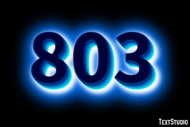803 Text Effect