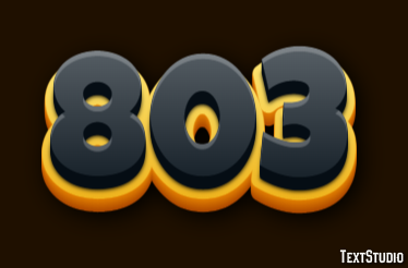 803 Text Effect