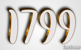 1799 Text Effect