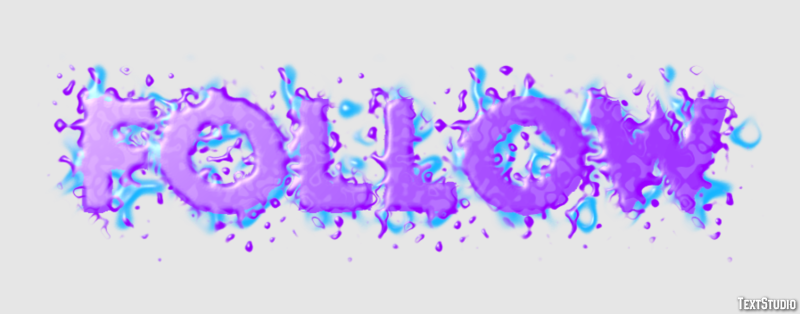 Follow Text Effect