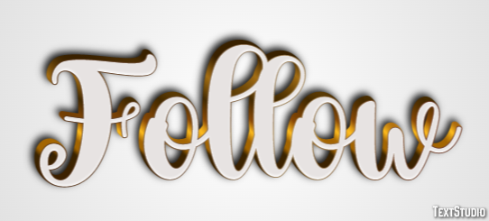 Follow Efecto de Texto