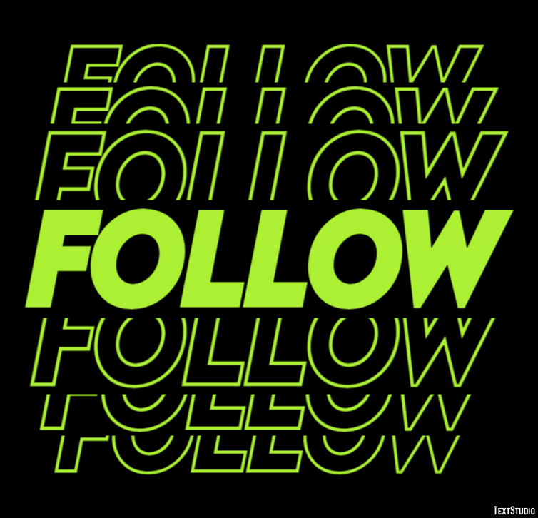 Follow Texteffekt