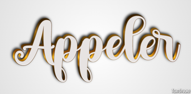 Appeler Текстовый эффект