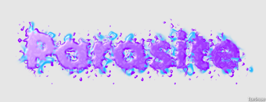Parasite Text effect