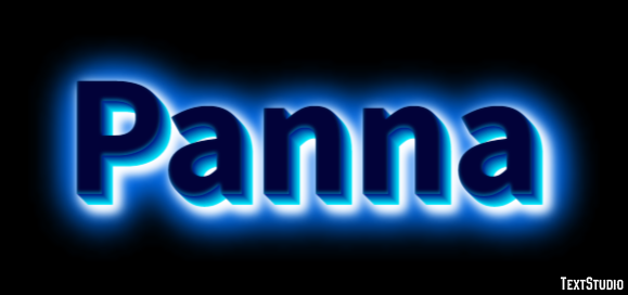Panna Text effect