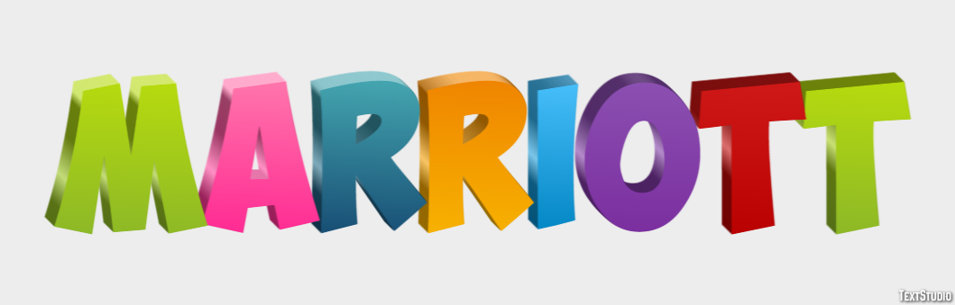 Marriott Text Effect
